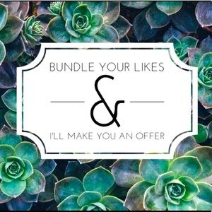 Bundle your likes and save!!!